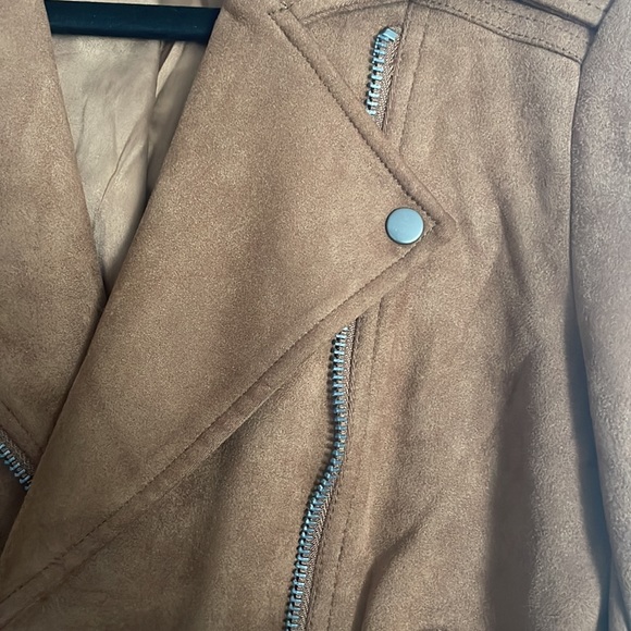 Philosophy faux suede moto biker jacket size small - Picture 4 of 4
